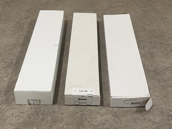 SWG spaanplaatschroeven set 3-delig