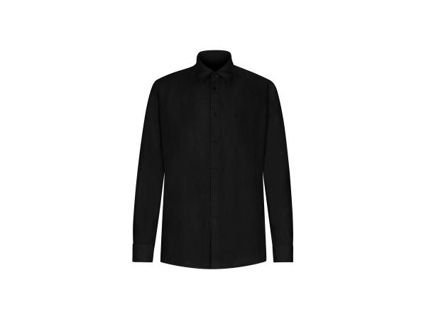 Drykorn Overhemd maat S Zwart linnen 