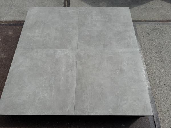 41,04 M2 Keramische Tegel Betonlook Grijs 60x60x3 Cm 