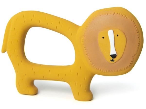 Natuurlijk rubber grijpspeeltje - Mr. Lion