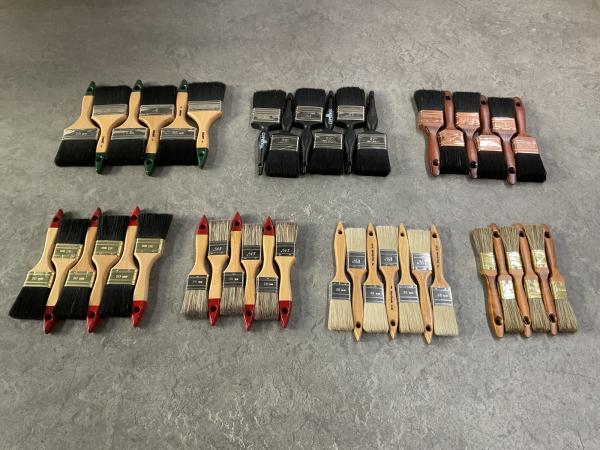 Platte kwastenset 43-delig