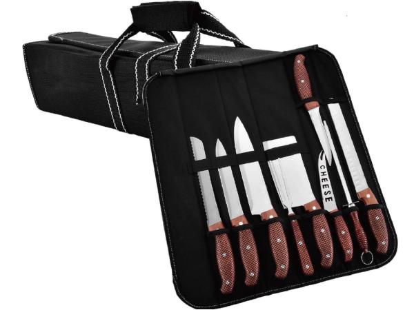 Royal Swiss 9 Delige Keukenmessenset in Tas