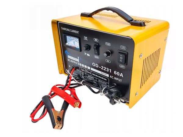 Krachtige Auto Acculader met Startfunctie 12/24V – 60A