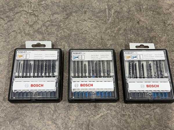 Bosch decoupeerzagen in cassette set 3-delig