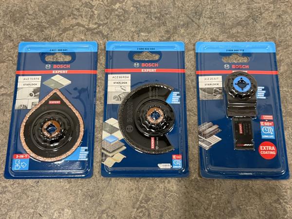 Bosch Expert zaagbladset Starlock multitool 3-delig