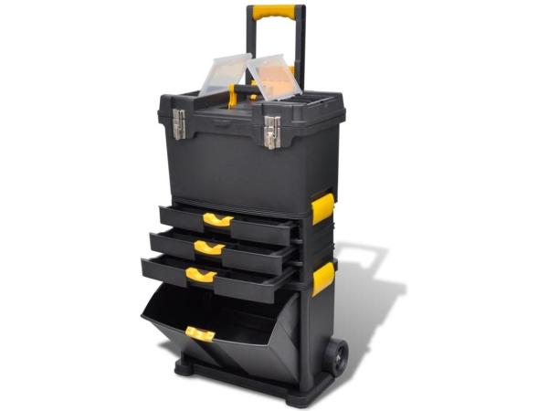 Gereedschapstrolley 3-delig 46x27x82 cm