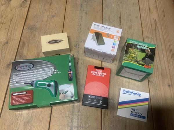 Pakket ongecontroleerde goederen