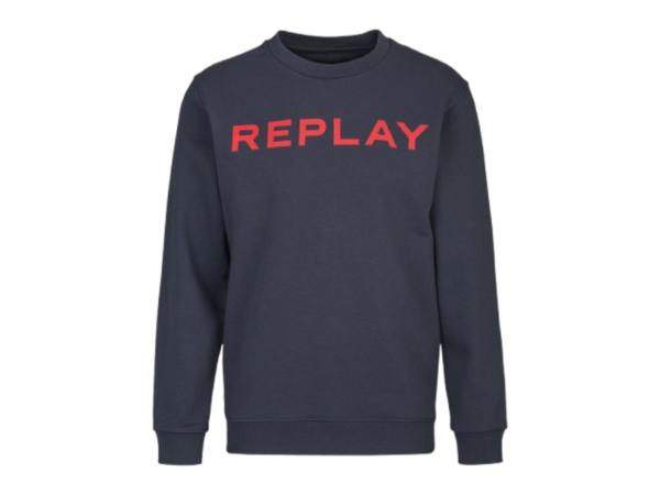 Replay sweatshirt maat XL navy