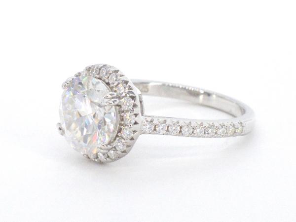 Entourage ring met briljanten Moissaniet 3.00 carat