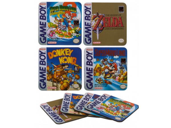 Glazen onderzetters van Nintendo