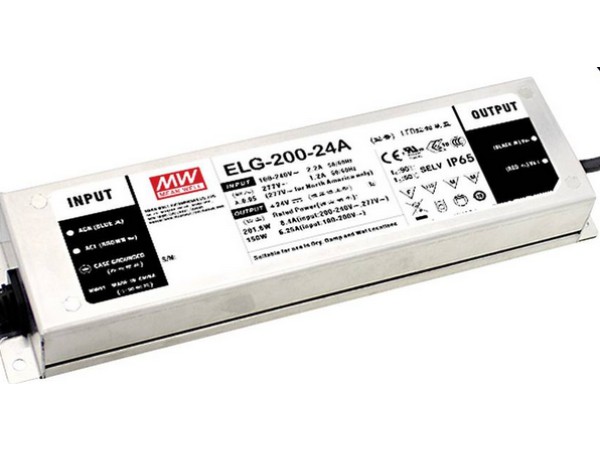 Mean Well ELG-200-12D2-3Y LED-transformator1
