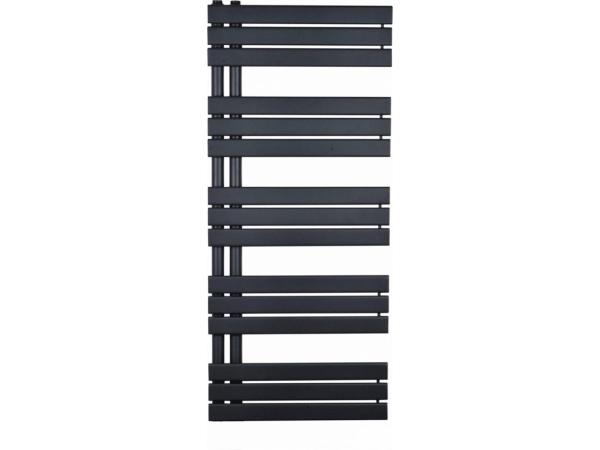 Design radiator 1640x500mm 966 Watt Geborsteld Mat Zwart