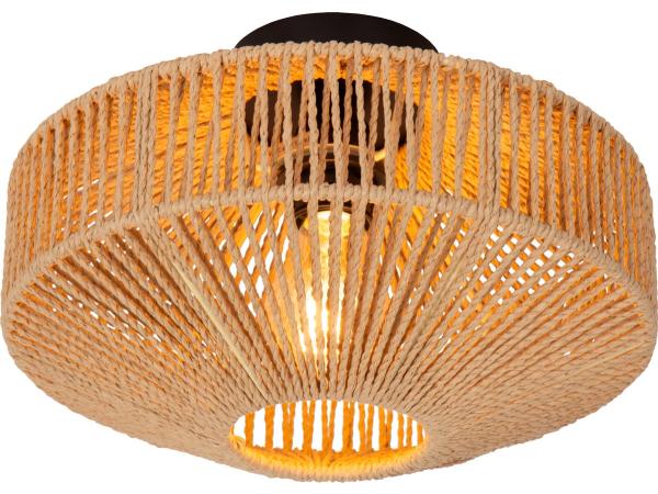 Lucide JUUL - Plafonnière (Plafondlamp) - 1xE27 - Naturel