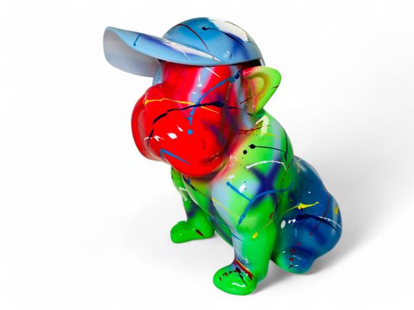 Cobra Art Company | 'Graffiti Bulldog' Pop Art Sculptuur