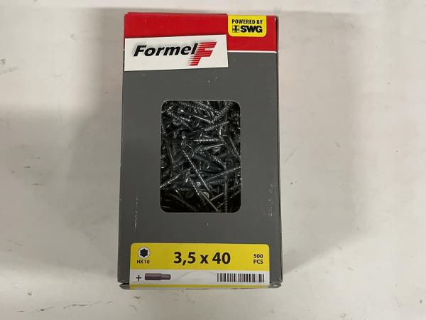 9x SWG schroeven 3,5x40mm Formel F