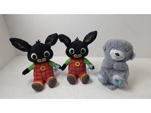 3x Bing Elektronische bewegende knuffels