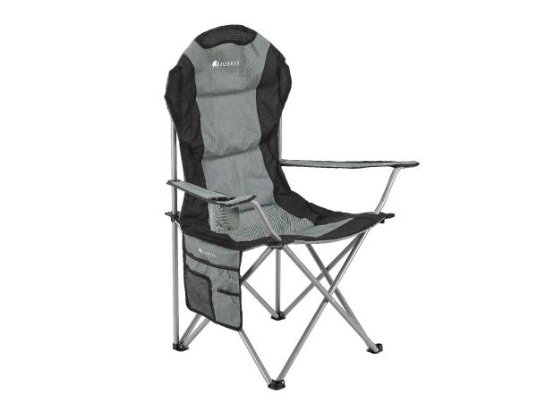 Campingstoel / Vouwstoel Lido - Grijs - Incl. Opbergtas