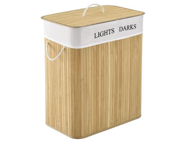 Bamboe Wasmand Curly - 100 L - Natuur