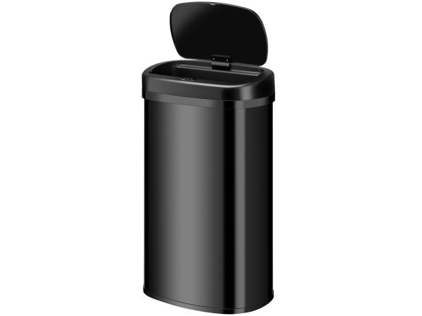 Automatische Prullenbak - 60 Liter - Zwart - Rechthoek