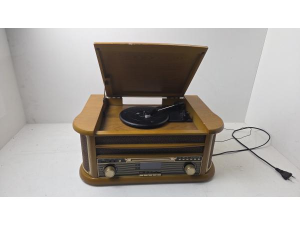 Fpe - Platenspeler van gelakthout met FM-Radio 