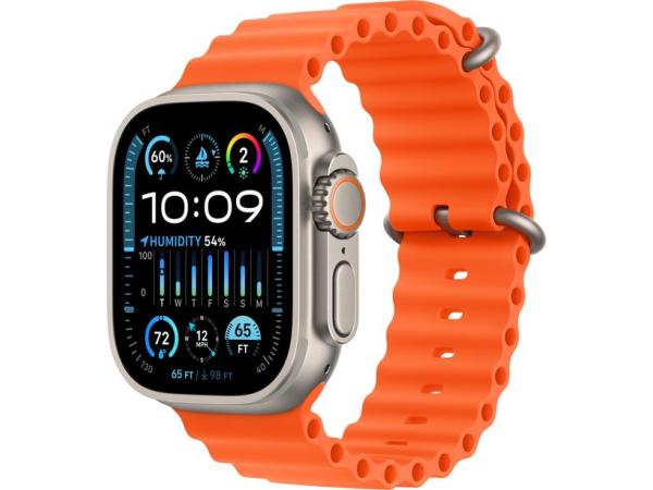 Apple Watch Ultra 2 49mm Titanium Orange Band