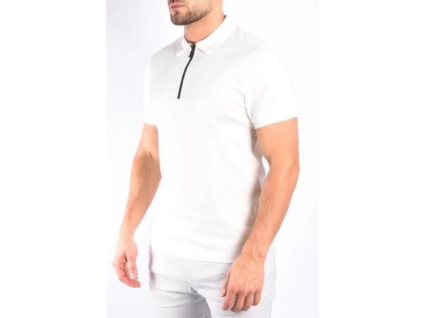 Drykorn Polo Lunis Drynamic Maat M Ecru