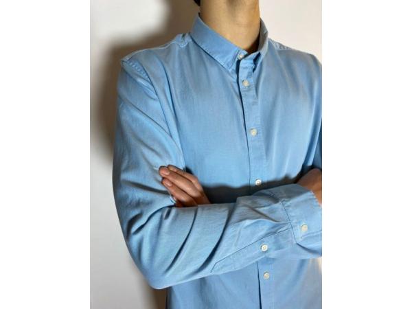 Drykorn overhemd Loken lichtblauw maat S