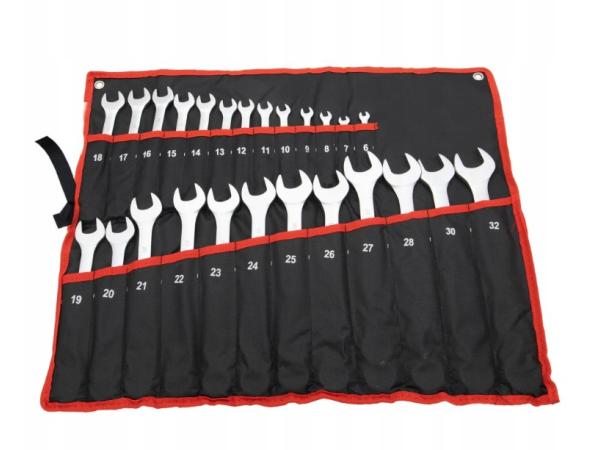 25-delige Ring- Steeksleutelset 6-36mm Chrome Vanadium