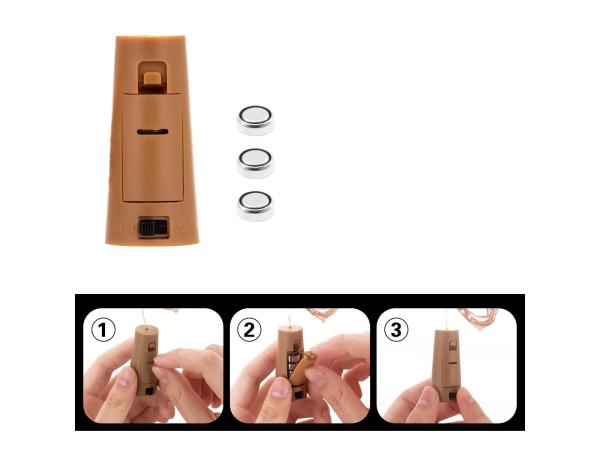 Fles verlichting - set