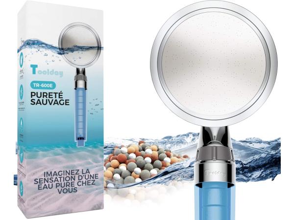 2x Douche-kop met filters