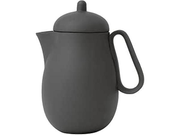 Nina, porseleinen theepot 1L matzwart