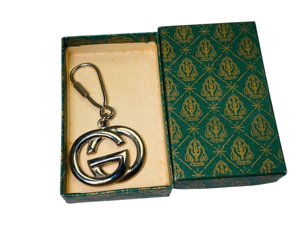 Vintage Gucci | Interlocking G Keyring | Original 1970s Box