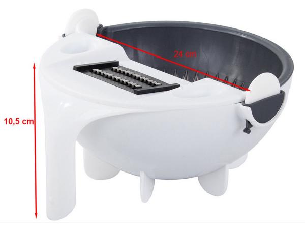 Vergiet met diverse messen