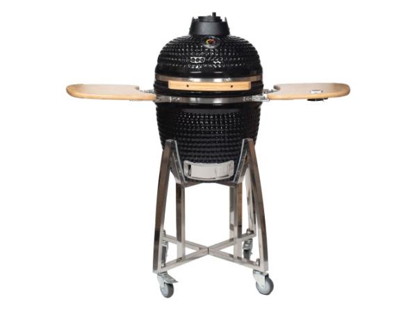 Patton kamado barbecue 18 inch zwart glans