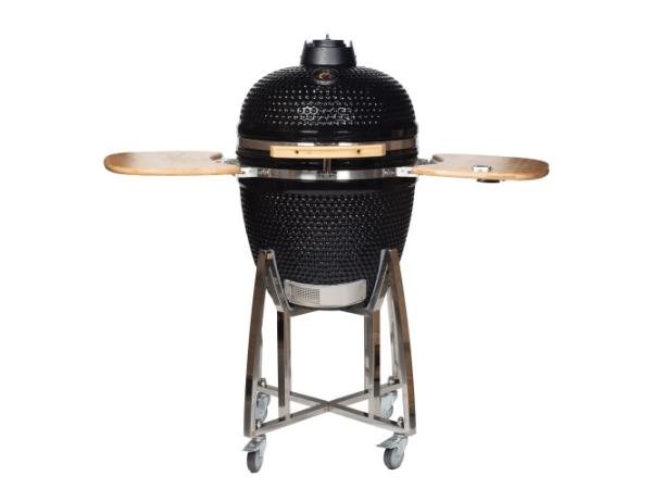 Patton kamado barbecue 21 inch zwart glans