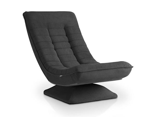 Relaxstoel / Relaxfauteuil Corsica - Corduroy - Donkergrijs