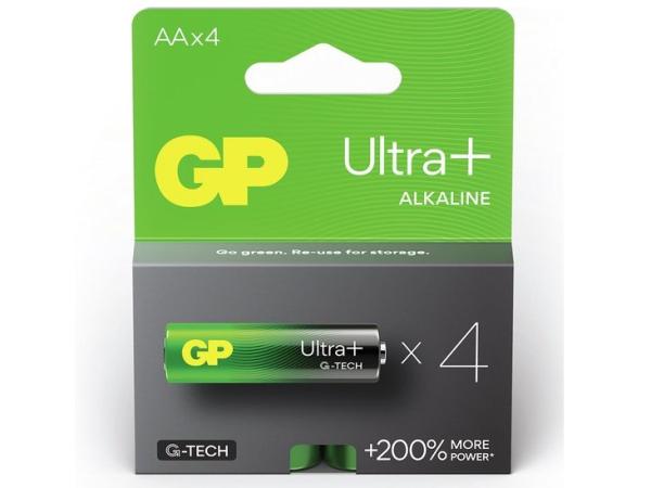 5x GP Ultra+ Alkaline AA batterijen 4-pack