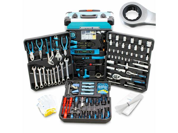 Gereedschapskist / trolley - 1200-delig - Incl. koffer