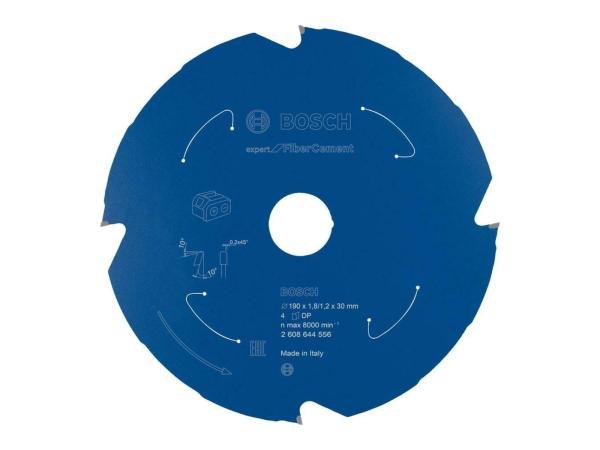 Bosch Expert cirkelzaagblad 190mm 4T for Fiber Cement