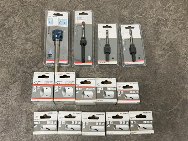 Bosch gatzagen ø14-48mm met toebehoren set 14-delig