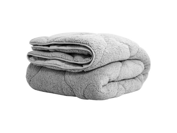 Sleeptime 2 in 1 Teddy Dekbed – 240 x 200 cm – Grijs