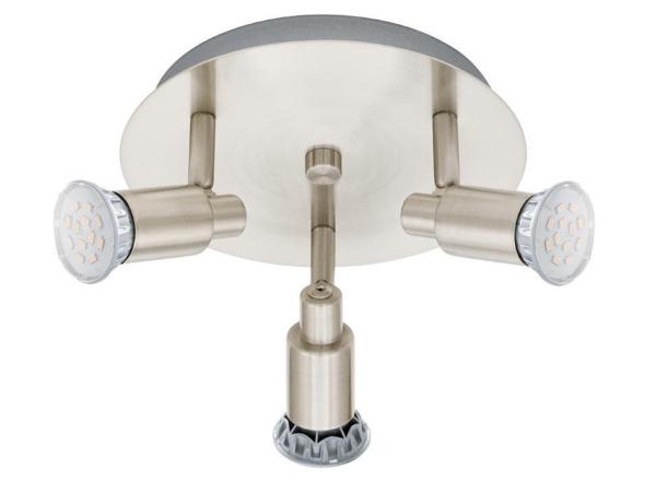 EGLO Eridan spot 3-lichts nikkel mat