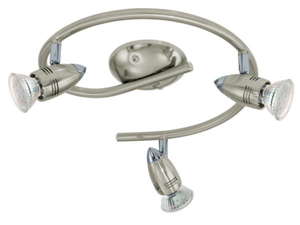 EGLO Magnum plafondspot 3-lichts nikkel-mat/chroom