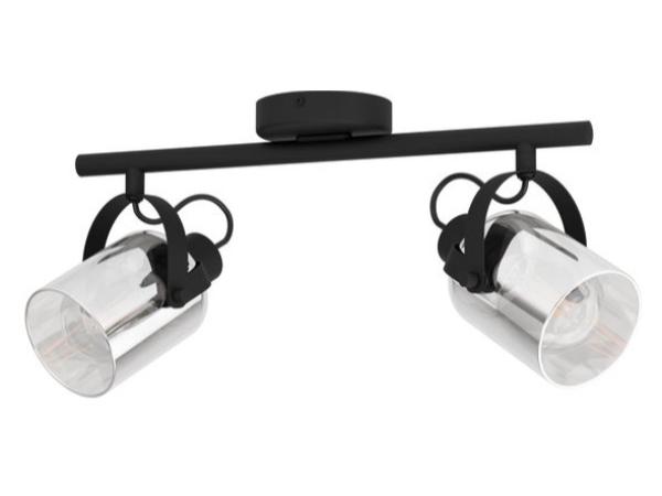 EGLO Berregas spot zwart/grijs 2-lichts