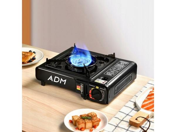 Draagbaar gasfornuis in koffer