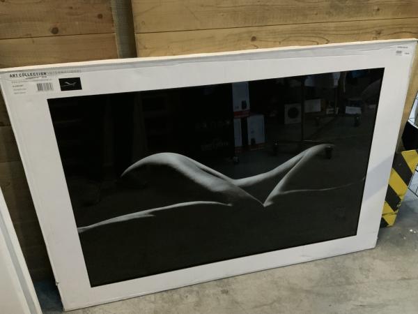 Glasschilderij dames silhouette 80x120cm