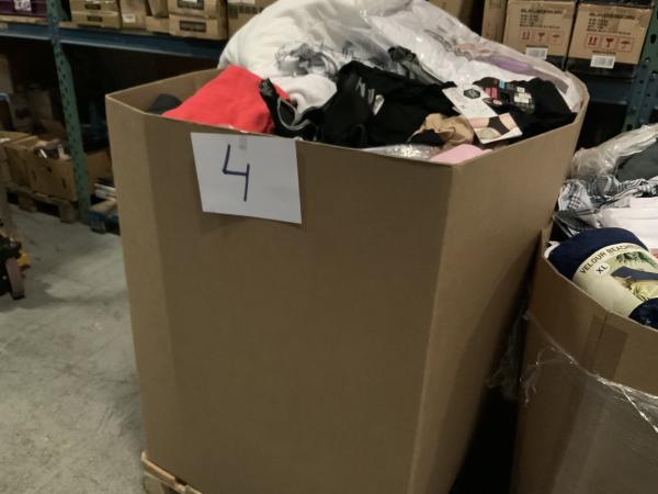 Pallet textiel opruiming en retouren