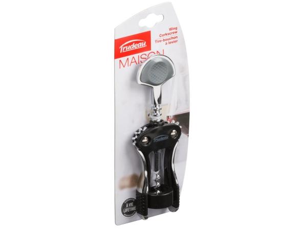 Trudeau kurkentrekker Deluxe vleugelmodel zilver