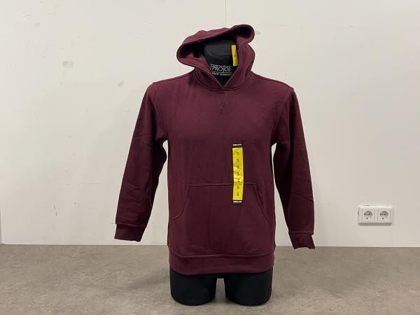 4x Kirkland hoodie fleece maat S bordeauxrood