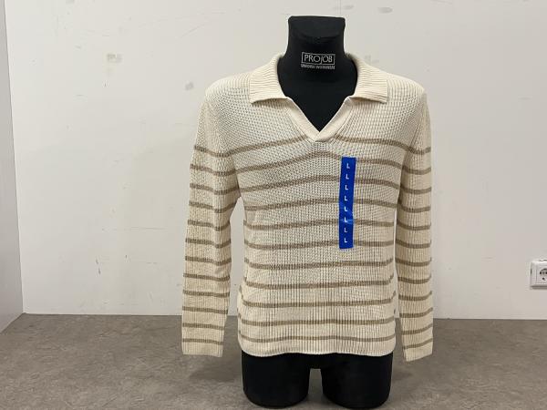 4x Weatherproof Vintage trui maat L gestreept ivory